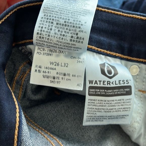 Levi’s Shaping Skinny Dark Wash Jeans - Picture 6 of 6
